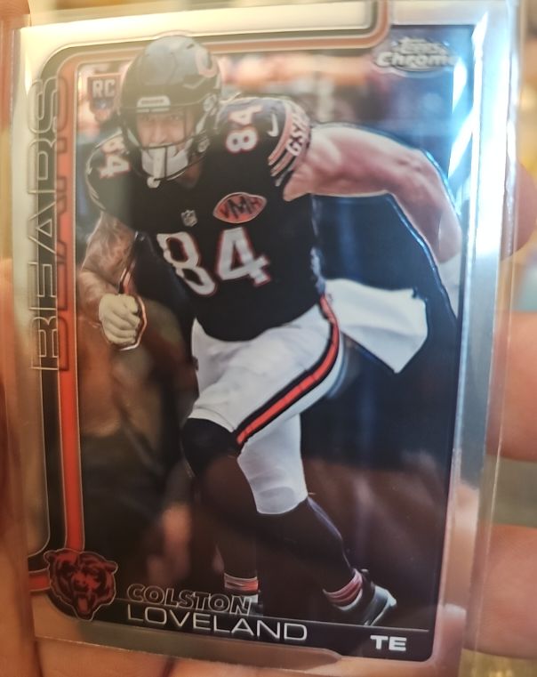 2025 Topps Chrome #345 Colston Loveland — front