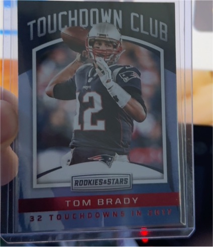 2018 Panini Rookies & Stars #TD-3 Tom Brady Touchdown Club — front