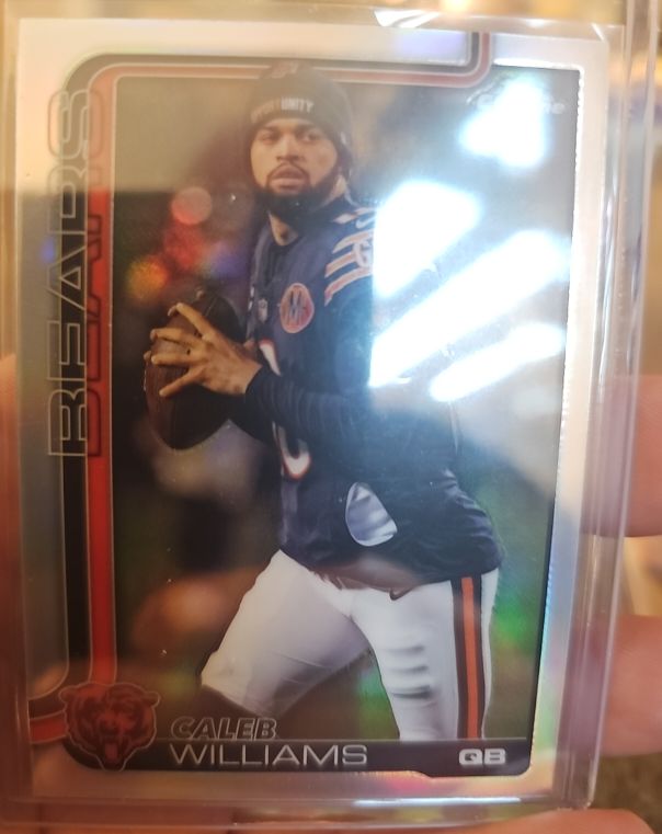 2025 Topps Chrome #52 Caleb Williams — front