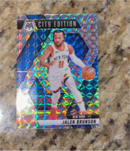 2024-25 Panini Mosaic City Edition #284 Jalen Brunson — front