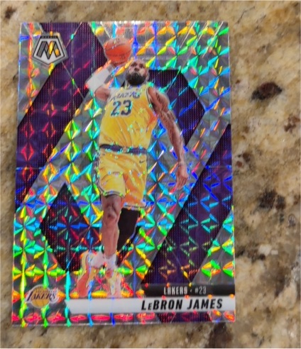 2024-25 Panini Mosaic #180 LeBron James — front