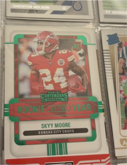 2022 Panini Contenders Rookie of the Year #ROY-SMO Skyy Moore — front