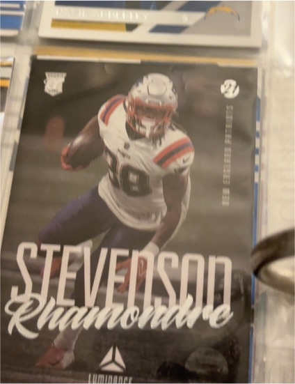 2021 Panini Chronicles Luminance #223 Rhamondre Stevenson — front