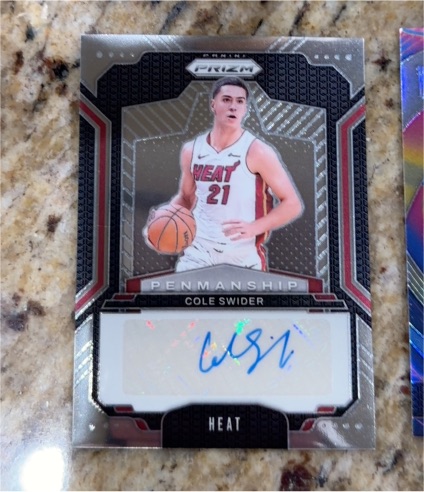 2024-25 Panini Prizm #PNM-CSH Cole Swider — front