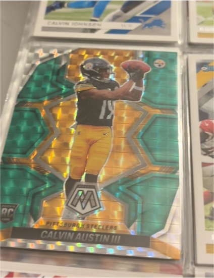 2022 Panini Mosaic #342 Calvin Austin III — front