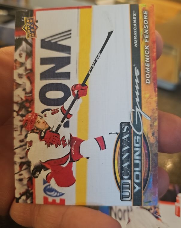 2025-26 Upper Deck Series 2 UD Canvas Young Guns #C-228 Domenick Fensore — front