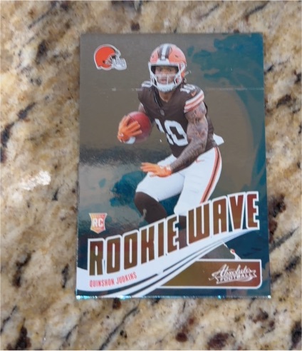 2025 Panini Absolute #RW-QJS Quinshon Judkins Rookie Wave — front