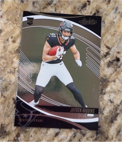 2025 Panini Absolute #138 Jayden Higgins — front
