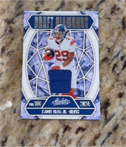2025 Panini Absolute Draft Diamonds #166 Tyrone Tracy Jr. — front