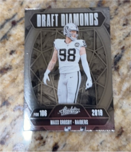 2025 Panini Absolute #DD-MCY Maxx Crosby Draft Diamonds — front