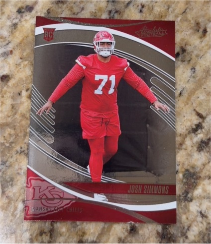 2025 Panini Absolute #146 Josh Simmons — front