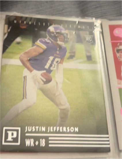 2020 Panini Chronicles #PA-23 Justin Jefferson — front