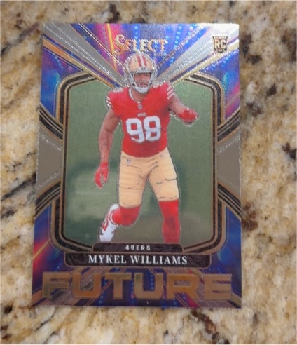 2025 Panini Select #23 Mykel Williams Select Future — front