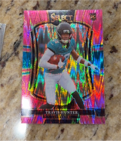 2025 Panini Select Premier Level #128 Travis Hunter — front