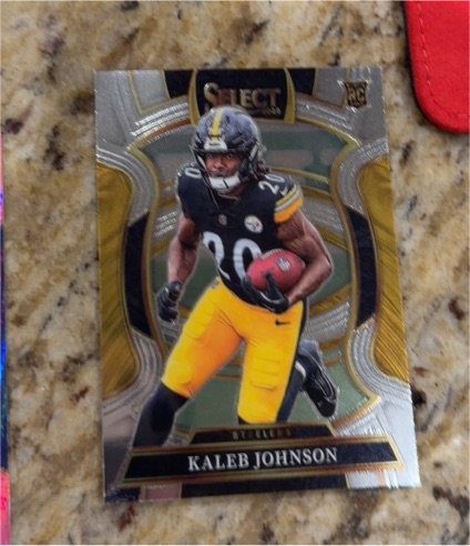 2025 Panini Select #52 Kaleb Johnson — front