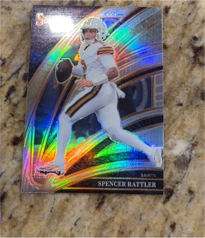 2025 Panini Select #242 Spencer Rattler Silver Prizm Club Level — front