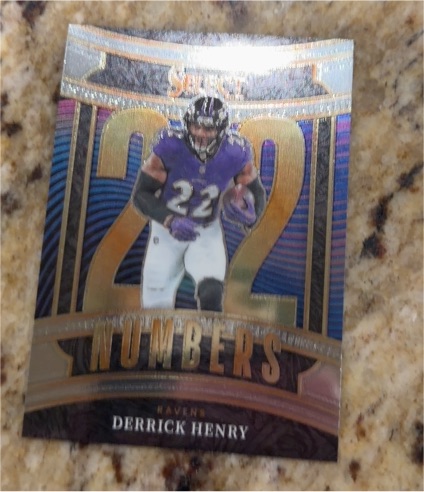 2025 Panini Select #2 Derrick Henry Select Numbers — front