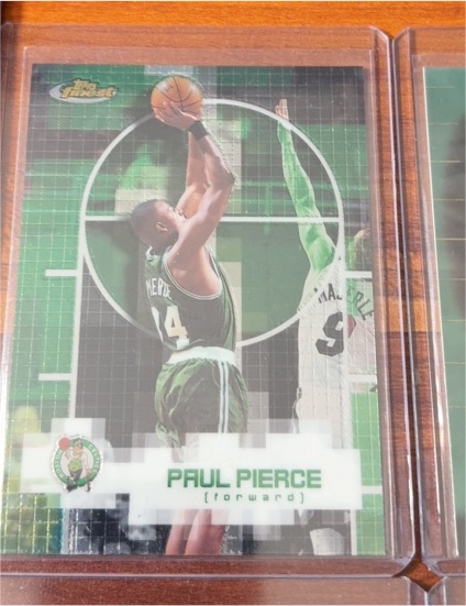 2000-01 Topps Finest #34 Paul Pierce — front