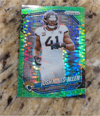 2025 Panini Prizm #43 Josh Hines-Allen — front