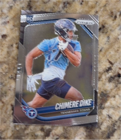2025 Panini Prizm #396 Chimere Dike — front