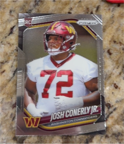 2025 Panini Prizm #382 Josh Conerly Jr. — front