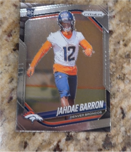 2025 Panini Prizm #350 Jahdae Barron — front