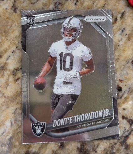 2025 Panini Prizm #369 Dont'e Thornton Jr. — front