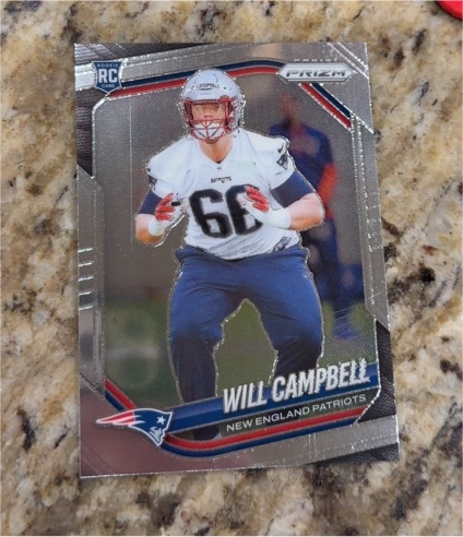 2025 Panini Prizm #312 Will Campbell — front