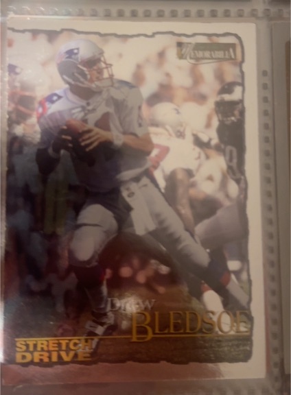 1996 Pro Line II Stretch Drive #DS19 Drew Bledsoe — front