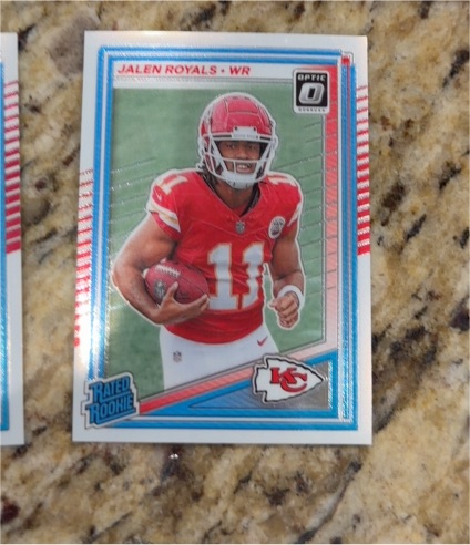 2025 Panini Donruss Optic #251 Jalen Royals — front