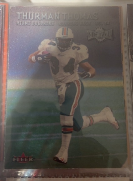 2000 Fleer Metal #155 Thurman Thomas — front