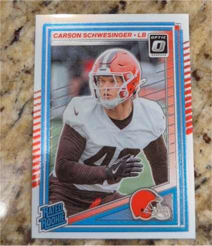 2025 Panini Donruss Optic #217 Carson Schwesinger — front