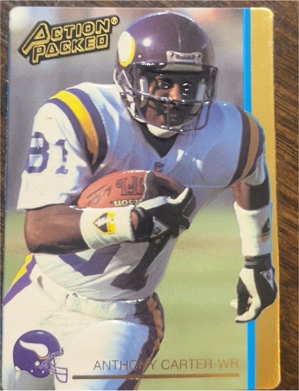 1991 Action Packed #152 Anthony Carter — front