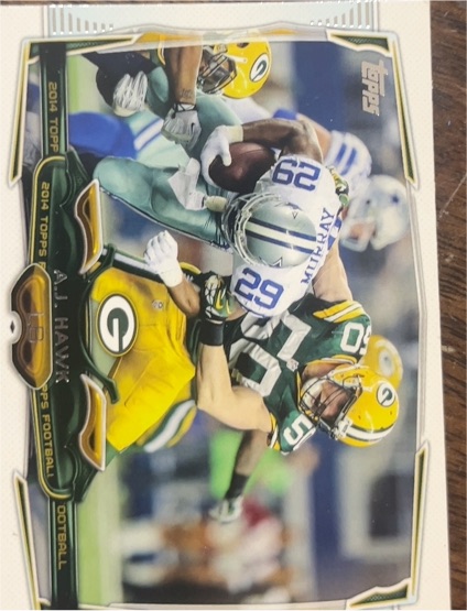 2014 Topps #50 A.J. Hawk — front