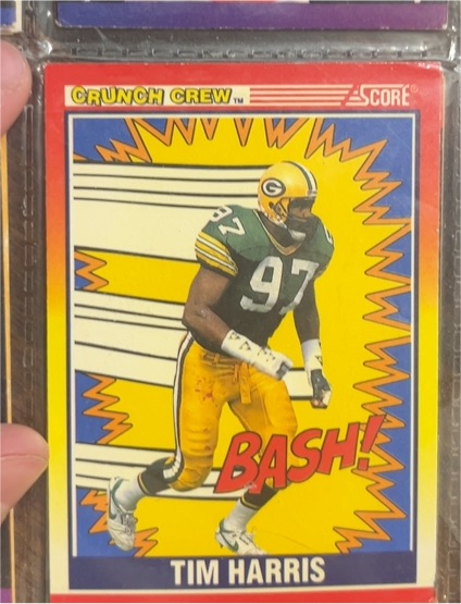 1990 Score #555 Tim Harris — front