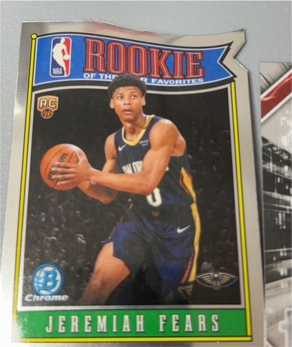 2025 Topps Bowman Chrome Rookie Favorites #RY-7 Jeremiah Fears — front