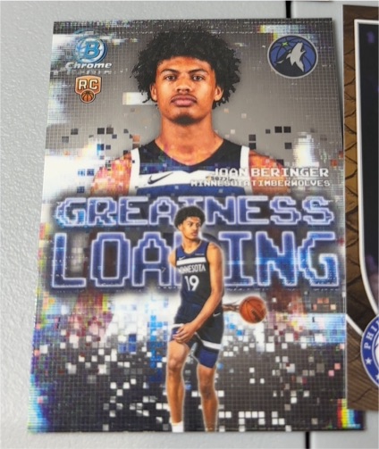 2025-26 Bowman Chrome #GL-17 Joan Beringer — front