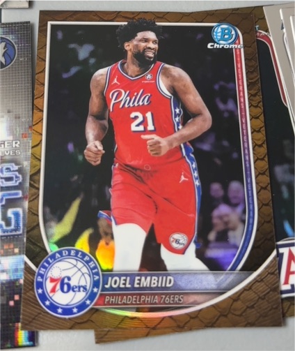 2025-26 Topps Bowman Chrome #BCV-67 Joel Embiid — front