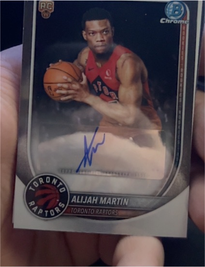 2025-26 Topps Chrome #TCAR-AM Alijah Martin — front