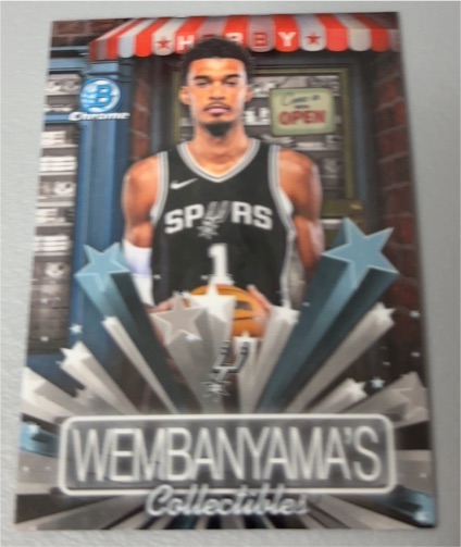 2025-26 Bowman Chrome Hobby Stars #HS-15 Victor Wembanyama — front