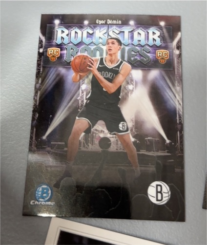 2025-26 Bowman Chrome #RR-8 Egor Demin Rockstar Rookies — front