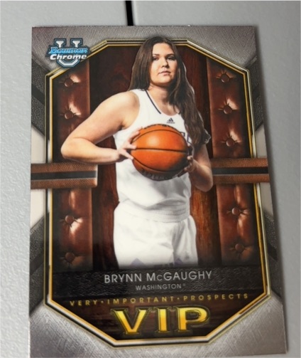 2025-26 Bowman Chrome VIP #VIP-20 Brynn McGaughy — front