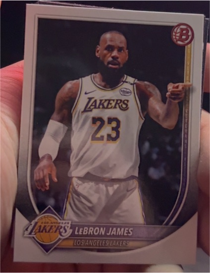 2025-26 Bowman #121 LeBron James — front