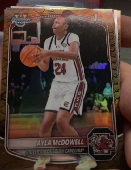 2025-26 Bowman Chrome U #BCP-84 Ayla McDowell — front