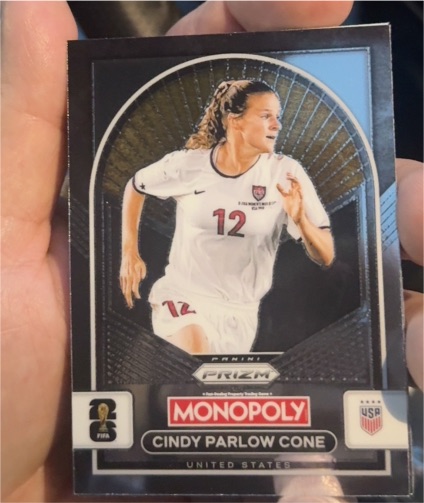 2026 Panini Prizm Monopoly FIFA World Cup #86 Cindy Parlow Cone — front