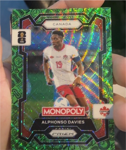 2026 Panini Prizm Monopoly #78 Alphonso Davies — front
