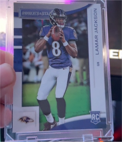 2018 Panini Rookies & Stars #112 Lamar Jackson — front