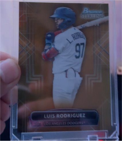 2022 Bowman Sterling #BSP-87 Luis Rodriguez — front