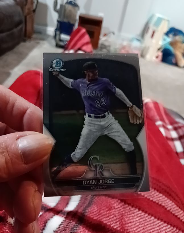 2023 Bowman Chrome #BCP-22 Dyan Jorge — front