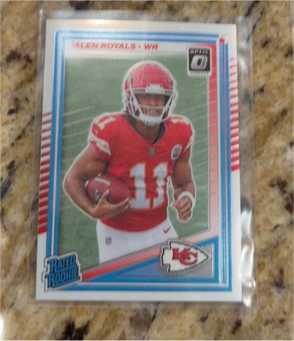 2025 Panini Donruss Optic #251 Jalen Royals — front